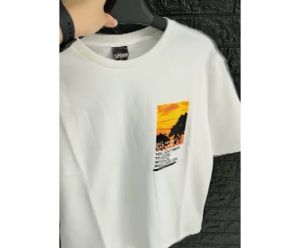 KAOS OBLONG OVERSIZE PRIA/WANITA/SPOON/MOTIF PUTIH JUST ONE LEFT