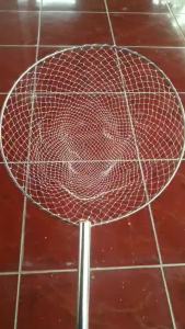 Jaring serok ikan / serokan ikan stainless padat / jaring ikan bahan senar / serokan ikan super kuat