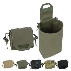 Molle Dump Pouch Mini Folding Recycling Bag molle Waist Tool Sundries Bag Magazine Utility Pouch for Molle Belt Vest Backpack