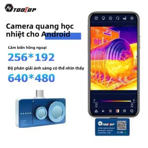 TOOLTOP T7PRO Máy Ảnh Nhiệt Cấp Công Nghiệp 256x192 Pixel Máy Ảnh Hồng Ngoại Mini Di Động Android Có Ánh Sáng Nhìn Thấy Được