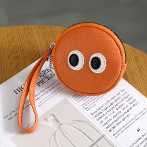 High Grade Cow Leather Coin Purse Womens Fashion Key Bag Women Luxury Small Wallet Bank Card Bluetooth Headset Organizer Bag