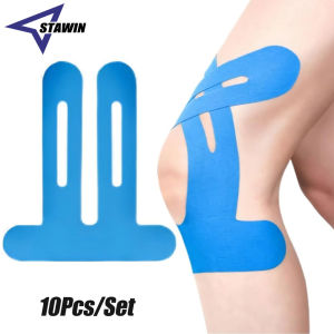 10PCS Kinesiology Tape for KneesWaterproof & ElasticBreathable Knee TapeAthletic Tape Provide Support & Stability for Running
