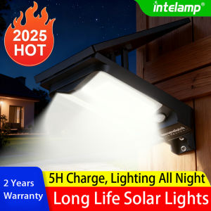 1200LM Super Bright Solar Lights Outdoor Waterproof Street Lamp Floodlight With Motion Sensor Garden Courtyard Wall Lamp
