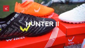 Giày bóng đá 𝐖𝐈𝐊𝐀 𝐇𝐔𝐍𝐓𝐄𝐑 𝐥𝐥Trọng lượng nhẹLưỡi gà liền dễ mang/tháo cho trẻ ôm chân