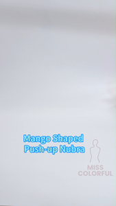 Mango Shape Adhesive Nubra Cup A-CPush Up Seamless Invisible Bra Push UpBra Strong Stickiness