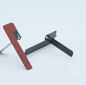 [J] Ultra-thin mini phone stand universal desktop phone stand metal steel folding desktop stand