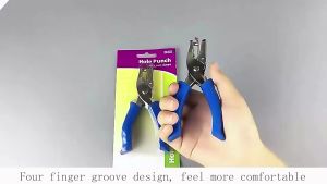 6mm Single Hole Puncher with Non-Slip Handle: DIY Craft Office Supplies