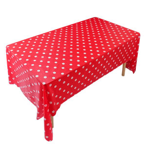 Disposable Red Tablecloth New Years Birthday Party Decoration Nursery Classroom Scene Decor Party Supplies Tablecloth