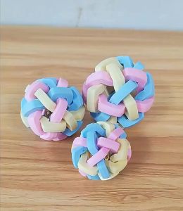 Đồ chơi cho Chó Mèo quả bóng chuông màu macaron bằng nhựa TPR (mẫu mới) - Love Pets Shop