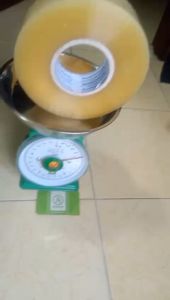 Bán băng dính cuộn to 1kg lõi mỏng