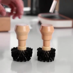 แปรงปัดกากกาแฟ แปรงปัดผงกาแฟ ที่ปัดผง Coffee Brush ขนแปรงแข็งแรง ไม่หลุดร่วง หัวแปรง 360 องศา Simple Kitchen