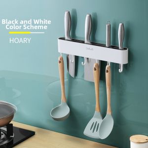 Wall-mounted No-drilling Knife Organizer Rack