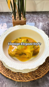 PRADO MALAYSIA French Plate Ceramic Dessert Plate Floral Border Embossed Tableware Pasta Dinner Plate Microwave Safe Pinggan Makan 法式 陶瓷盘