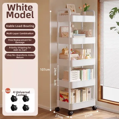 KUNFENG | Multifunctional Storage Cart Multilayer Storage Shelf