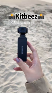 KA-2 WiFi Action Camera 4K Pocket Sports kamera Mini Murah 270° Rotation Vlog Video Recorder with Waterproof Case