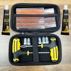 Quick Fix Emergency Tire Repair Kit - Heavy-Duty Glue & Rubber Strips for Cars/Trucks/RVs On-the-Go Safety