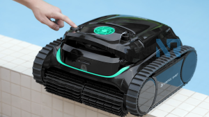 Vision Cordless Pool Cleaner with Camera 8-in-1 Pool Vacuum for Inground Pools Powerful Suction Ultra-Fine Filter System Pool Robot Wall Climbing Navigation