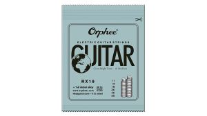 Orphee Electric Guitar Strings Set RX19 Hexagonal Carbon Steel 6 String for Electric Guitar Accessories (.011-.050)
