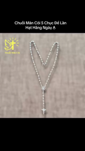 Chuỗi Mân Côi Công Giáo - 50 Hạt Phale Hạt Dạ Quang Hạt Inox 4ly 6ly 8ly Không Rỉ Thiết Kế Tinh Tế Với Thánh Giá Inox Và Áo Đức Bà