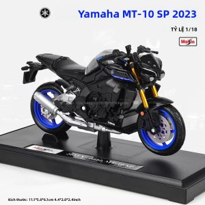 Maisto Tỉ Lệ 1:18 Diecast Mô Hình Xe Máy - Kawasaki NINJA H2R KTM RC 390 YZF-R1 Naked V4 S YAMAHA MT-07 Sưu Tập Đồ Chơi Quà Tặng Cho Độ Tuổi 4 +