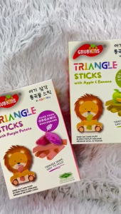 Gnubkins Organic Triangle Sticks 32g (Sweet Potato / Apple & Banana)