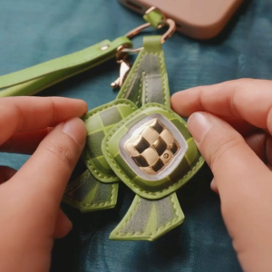 SK Jewellery Hari Raya Ketupat Blessings 999 Pure Gold Keychain