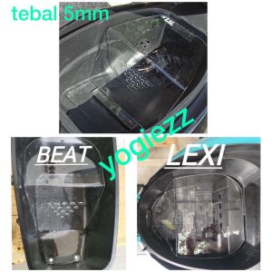 cover downdraft aerox scoopy lexi nmax vario beat fi pcx 150 pcx 160 vespa matic tutup cover bagasi matic mika acrelic 5mm