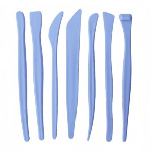 7pcs/ Art Supplies Plastic Engraving Knives DIY Clay Sculpture Pottery Soft Clay Sculpture Tools