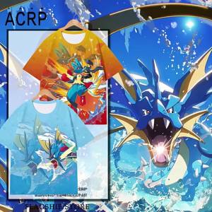 Gyarados Lucario Quick-Dry Short Sleeve T-Shirt