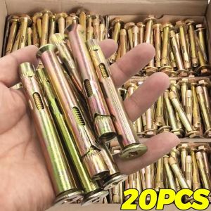 20Pcs M6 M8 Expansion Screw Cross Flat Head Internal Expansion Bolt Kits Stainless Steel Metal Countersunk Built-in Repair Fasteners