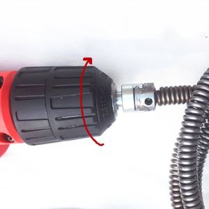5/10m Sewer Dredging Spring Electric Drill Drain Cleaner Machine Extension Sewer Pipe Dredger Cleaning Spring With 10mm Connector