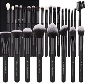 DUcare 27Pcs/Set Makeup Brushes Professional Makeup Brush Tools Premium Synthetic Kabuki Foundation Blending Face Powder Blush Concealers Eye Shadows Brushes【Post in 24 Hours&90 days Warranty Services】