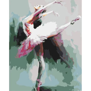 Bộ Tranh Acrylic Vẽ Theo Số Dành Cho Người Lớn Tranh Vẽ Tay Trên Vải Tranh Trang Trí Tường Quà Tặng Hình Cô Gái Múa Ba Lê