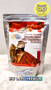 KICAU MART Pakan Makanan Burung Branjangan Voer Pur Mini Pellet Insect Blend With Vegetables Hw Lark Premium Kicau PBIBKHW2