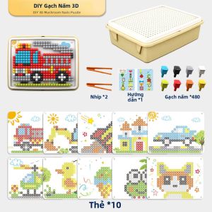 BEISHU | Khối Xây Dựng Hạt Lớn Cho Trẻ Tập Trung Sáng Tạo