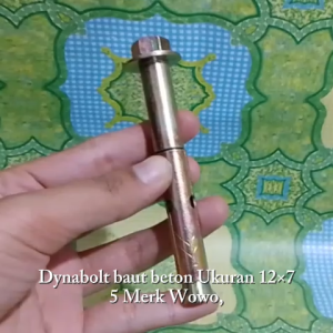 Dynabolt Dinabolt Baut Beton Uk 12 X 75 Merk Wowo