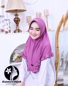 LANA INSTAN REMPEL JERSY - KASUARI HIJAB - JILBAB PREMIUM
