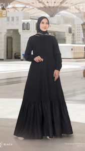 GAMIS SEPLY TERBARU DAN TERMURAH BLACK AND WHITE SHABIRA 23