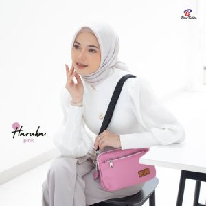 (CASHBACK) Biru Tsabita - Haruka Bag Tas Best Seller Tas Selempang Wanita Anti Air Sling Bag Wanita