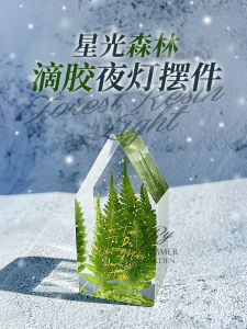 Summer Garden Brand DIY Handmade LED Light Up Cubic House Decorative Pendants AB Crystal Clear Silicone Mold DIY Material Kit