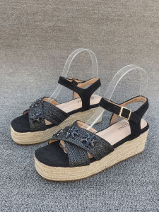 Giày Cao Gót Đế Xuồng Chống Thấm Nước Hở Mũi Thời Trang Cho Nữ Đế PU Đế Cao Gót Bằng Cao Su Đế Giữa