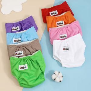 3PC Baby Diaper Reusable Cloth Diaper Cove Washable Adjustalbe Nappies Waterproof  Newborn Kids Cloth Diapers Pocket
