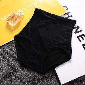 Thin Ice Silk Belly Contracting and Waist Slimming High Waisted Body Shaping Underwear Non-Curling Female Hip Training Pants Triangle Waist Shaping Shorts