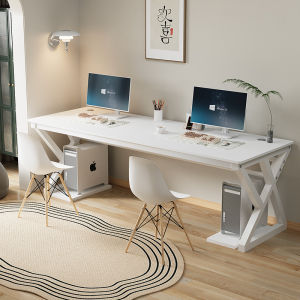 Double Person Esports Desk Simple Long Computer Table Wide Desktop Computer Home Use Student Writing Desk Eco-friendly Board