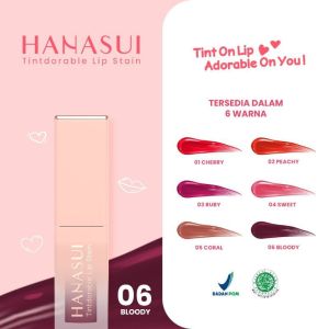 Hanasui Tintdorable lip stain 35gr | Lip tint Bpom | Transferproof