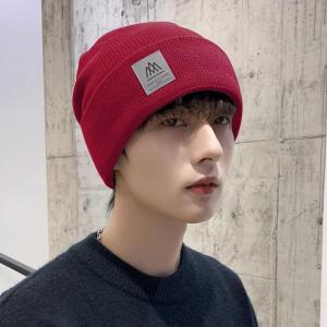 Thickened Knitted Winter Hat for Men Cycling Warm Neck Warmer Windproof Ear Protection Fashionable Knitted Cap Winter Season