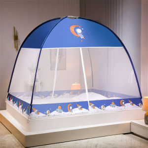 Easy Install Mongolian Yurt Style Protective Mosquito Net with Encryption Anti-Fall and Full-Zip