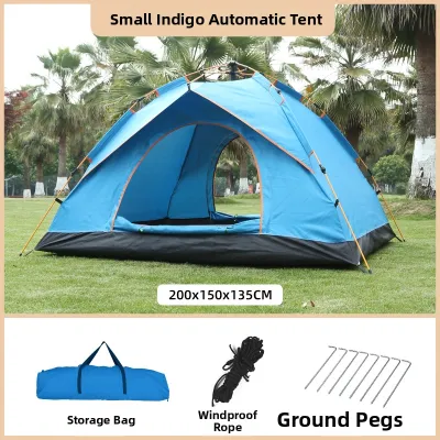 All-Weather Beach Camping Tent Portable Easy Setup