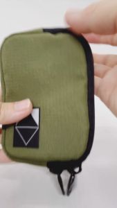 118 MINI WALLET Casual Canvas Hanging Mini Coin Card Holder Zipper Pouch Men Women ins Key Small Bag