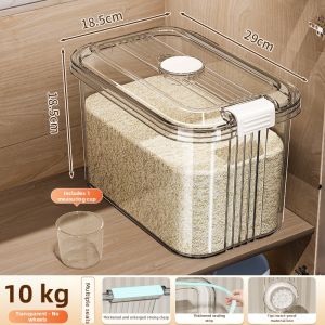 MEIZHUFU | Pest-Resistant Moisture-Proof Sealed Food Grade Storage Bin